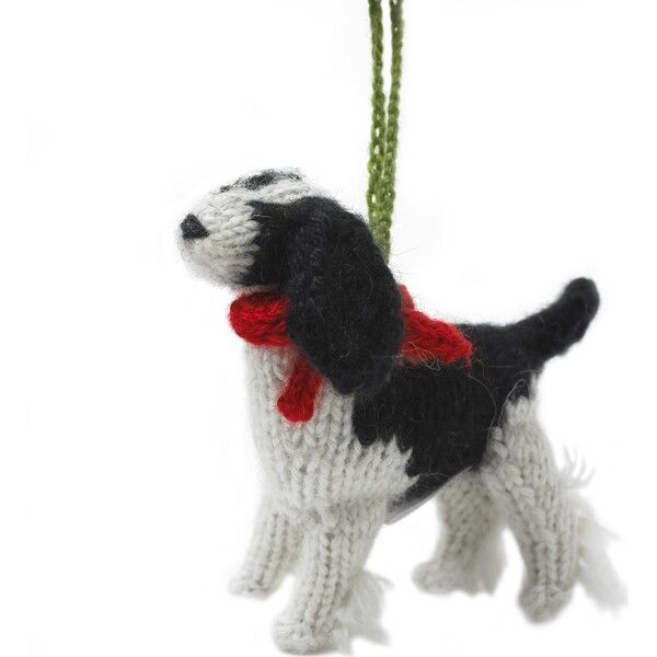 Hand Knit Alpaca Wool Spaniel Dog Ornament - Arcadia Home Ornaments & Toppers | Maisonette | Maisonette