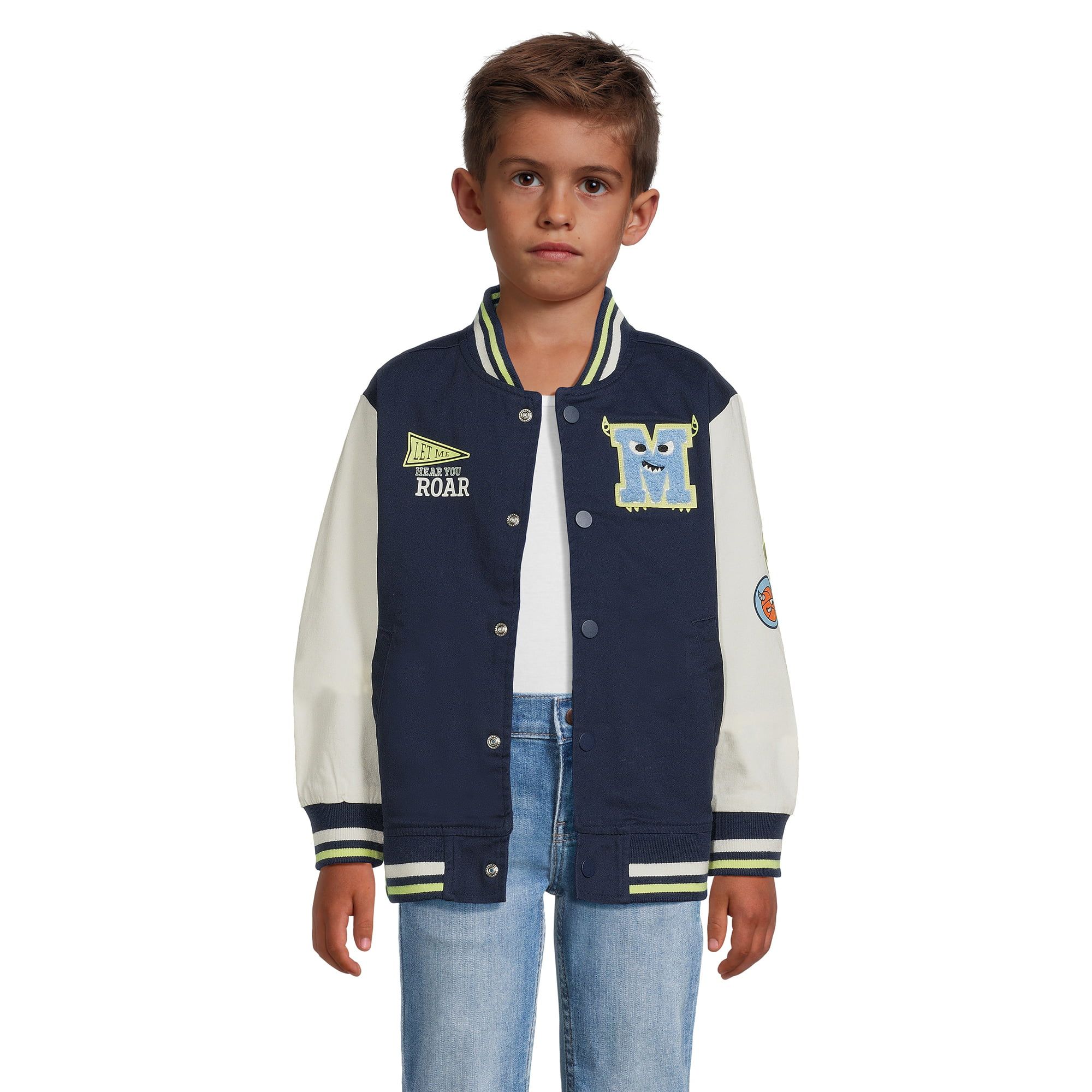 365 Kids from Garanimals Boys Varsity Jacket, Sizes 4-10 | Walmart (US)