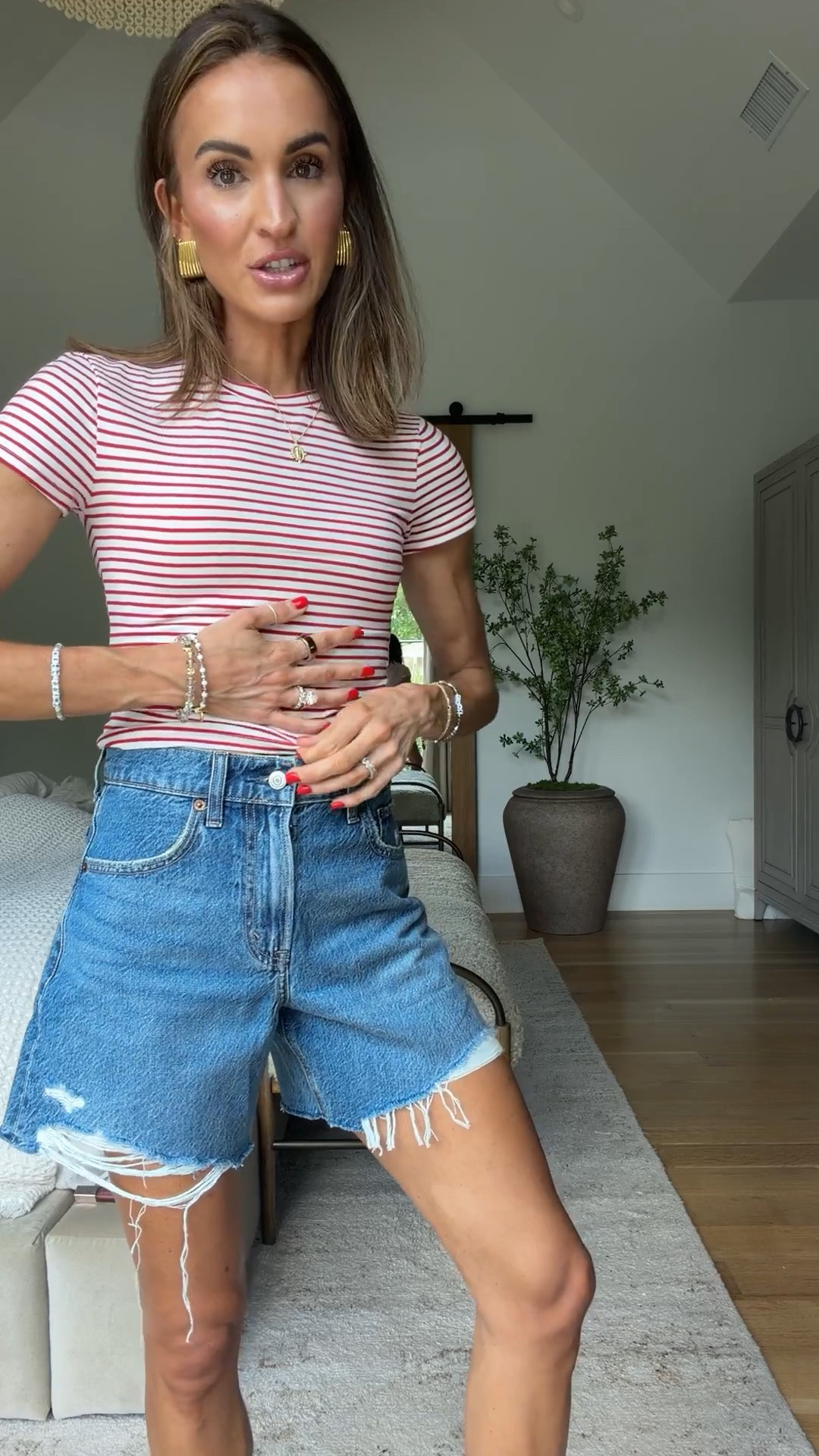 Simple summer outfit you can wear on repeat! 🙌🏼