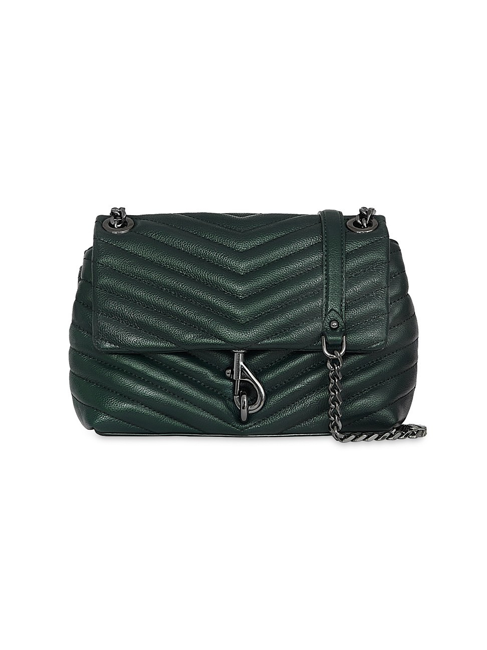Women's Edie Quilted Leather Crossbody Bag - Bottle Green - Bottle Green | Saks Fifth Avenue