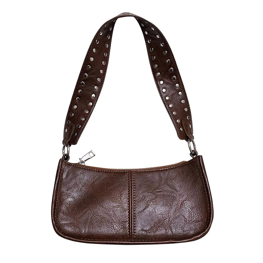Shoulder Bags for Women Y2k Purse and Handbags Retro Studded Crossbody Bag Small Shoulder Purse L... | Amazon (US)