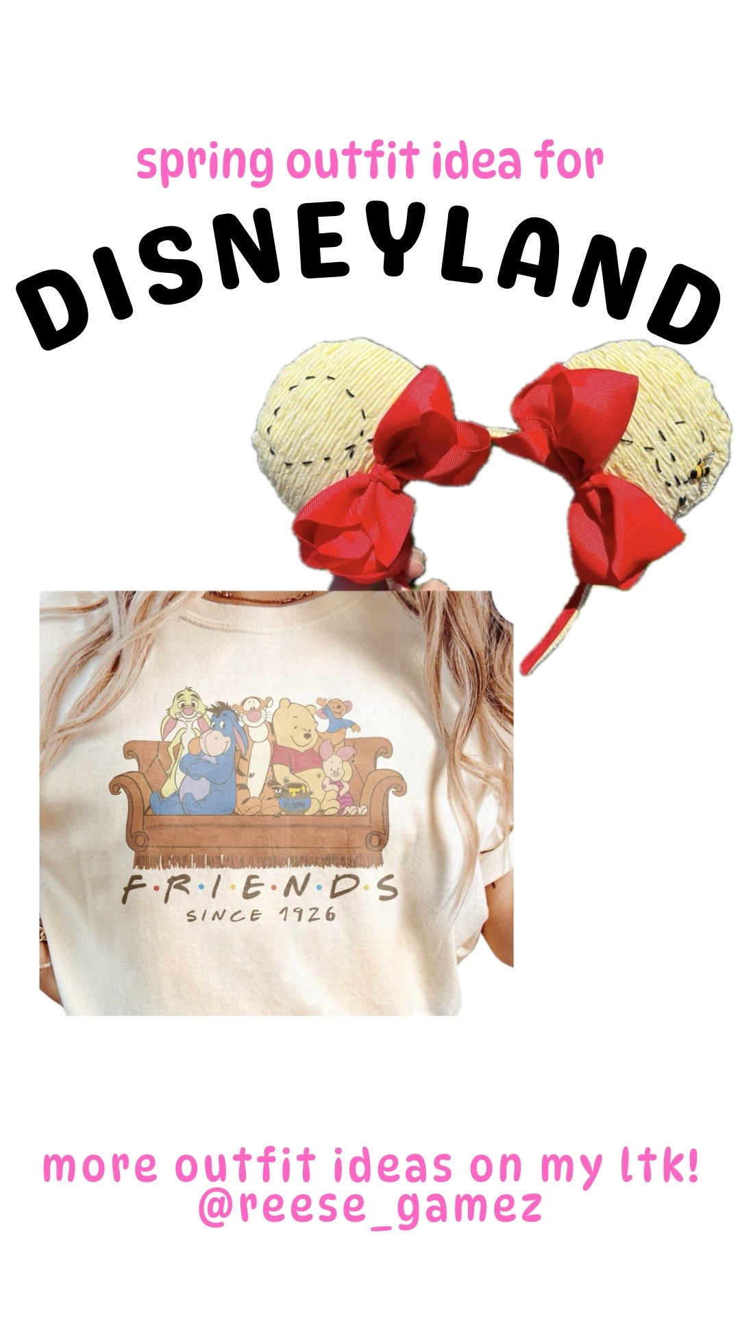 disney outfit, disneyland outfit, disney outfits, disneyland outfits, winnie the pooh outfit, mickey ears, minnie ears

#LTKTravel #LTKootd #LTKSeasonal
