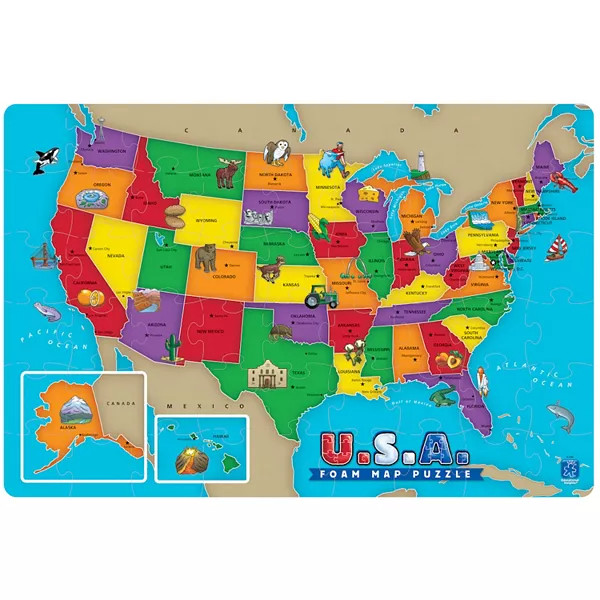 Melissa & Doug USA Map Floor Puzzle | Kohl's