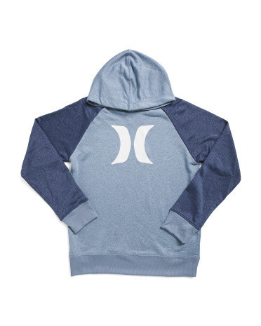 Boys Long Sleeve Hooded Tee | Polyester | Marshalls