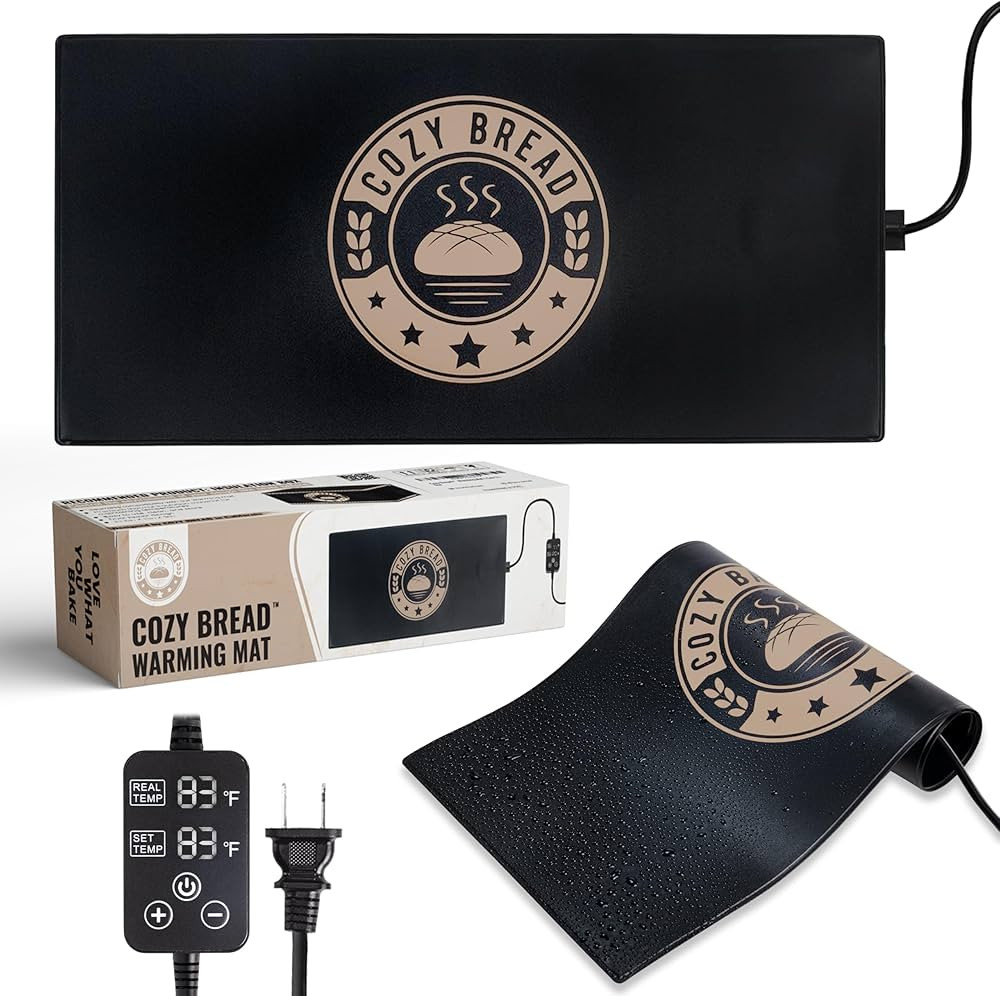 Cozy Bread® Sourdough Bread Proofing Mat for Home Bakers | Thermostat Controlled Bread Proofer (... | Amazon (US)
