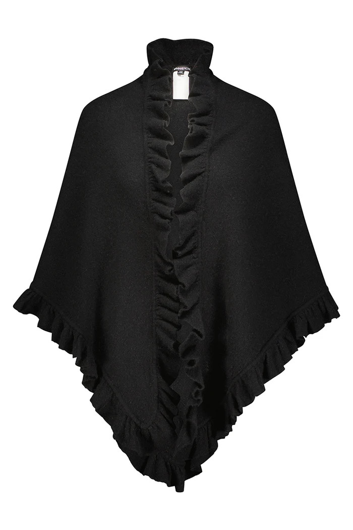 Cashmere Ruffle Shawl | Minnie Rose