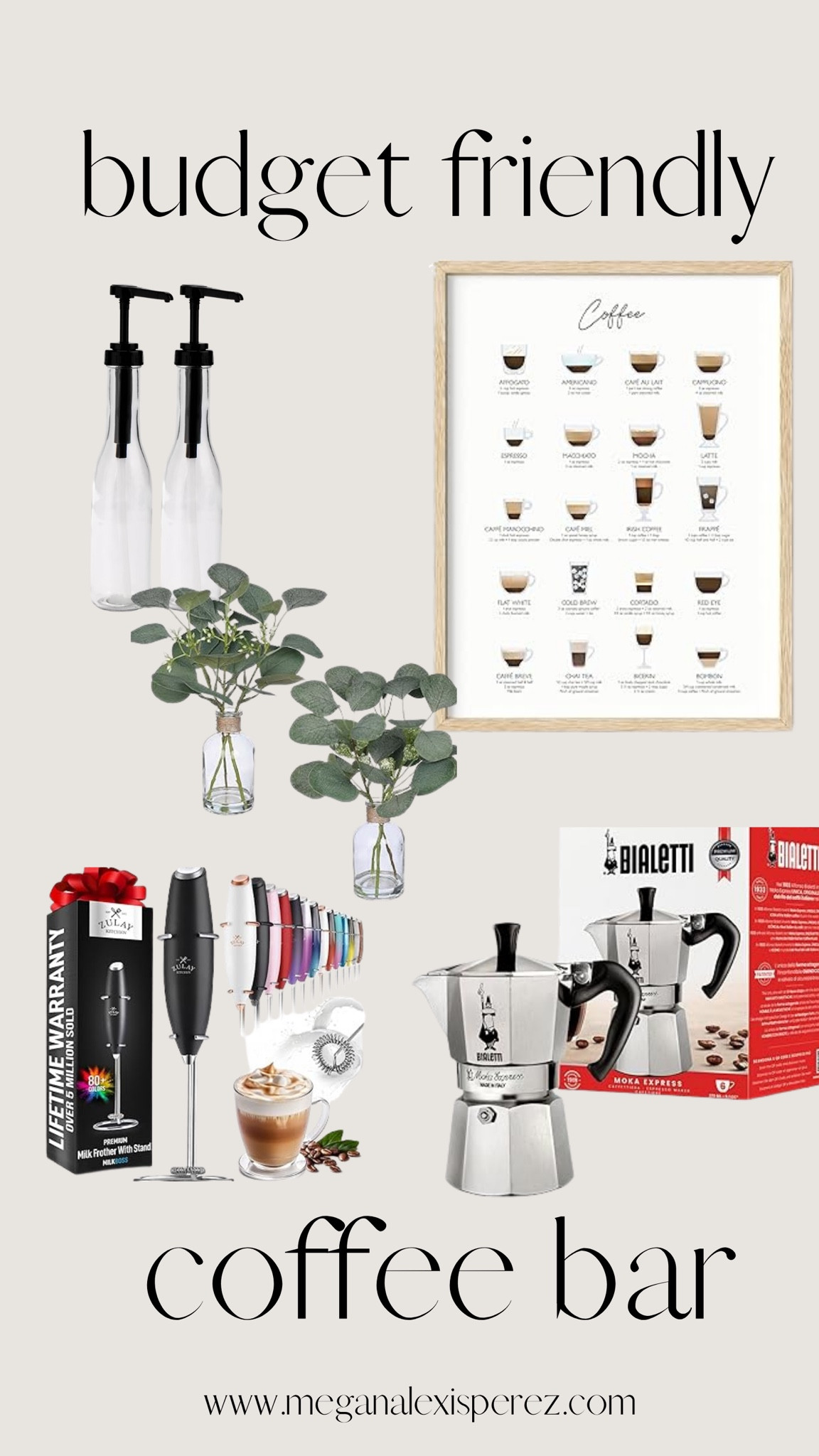 Having a coffee bar doesn’t have to be expensive! Here is a budget-friendly version that anyone can do! Syrup bottles for ONLY $3 each! A moka pot is a great way to make some coffee! Shop this and more! 

#LTKFindsUnder50 #LTKHome
