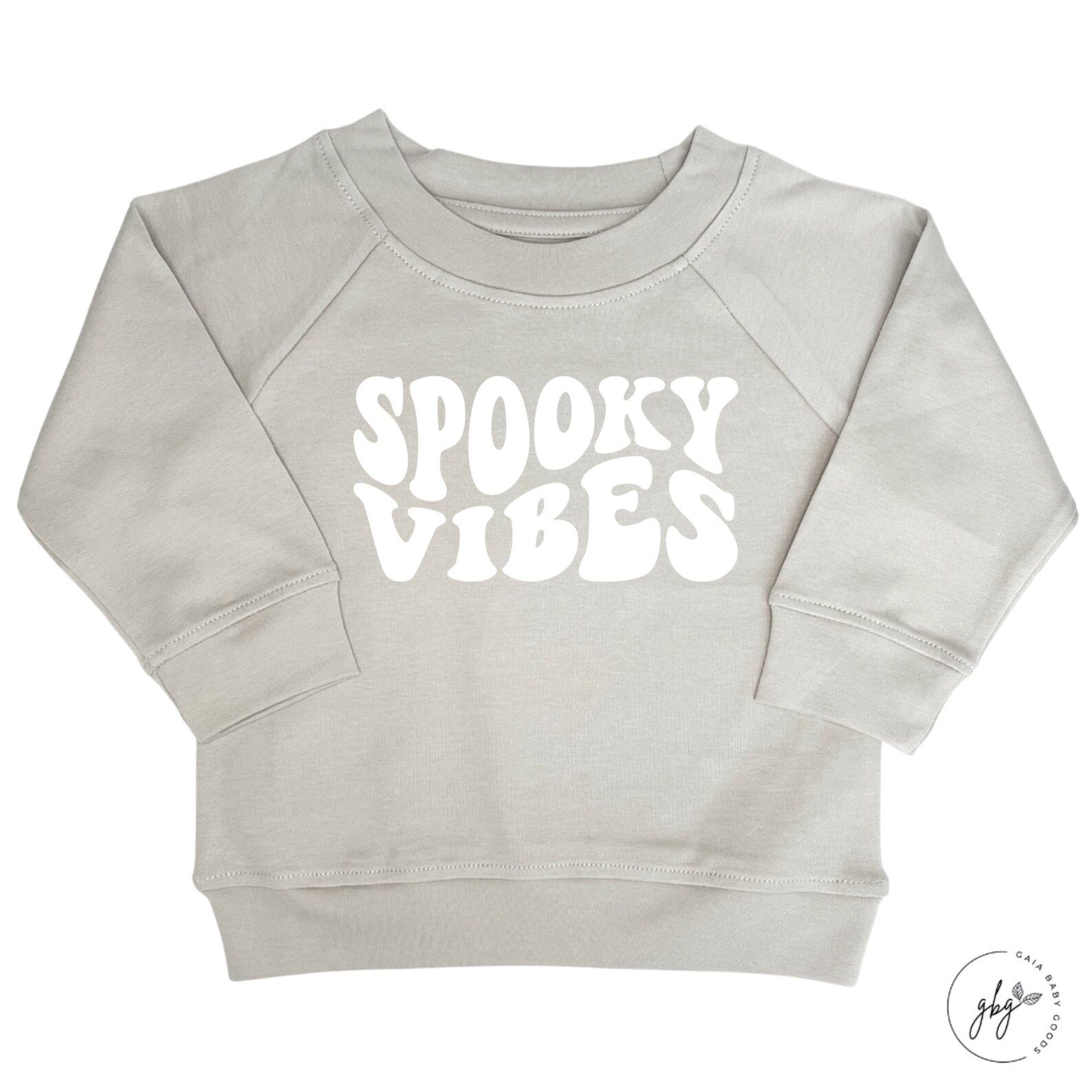 Spooky Vibes Organic Pullover Baby / Toddler Sweatshirt  - Etsy | Etsy (US)