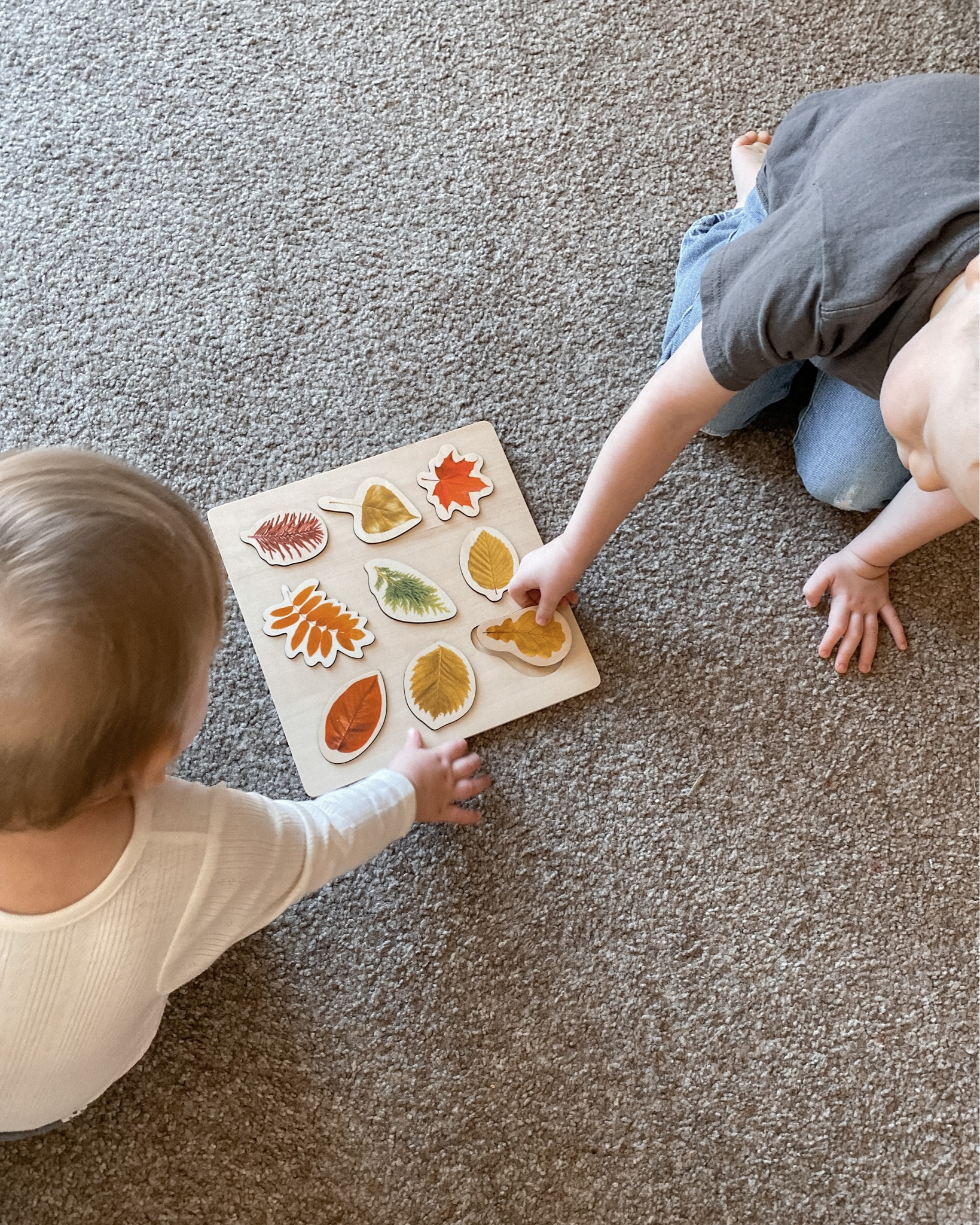 leaf autumn fall puzzle educational learning homeschool montessori waldorf wooden neutral neutrals motherhood toddler baby

#LTKhome #LTKfamily #LTKSeasonal