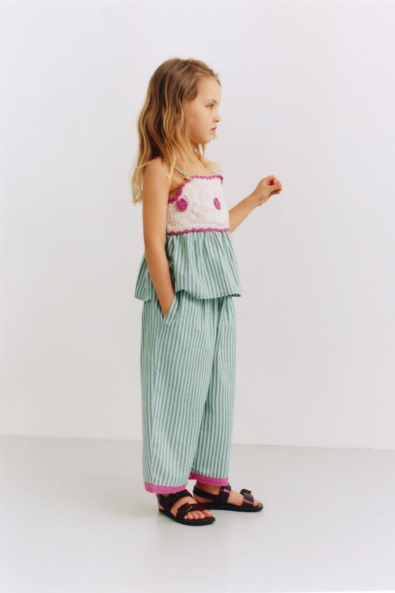 STRIPED BALLOON PANTS | Zara US