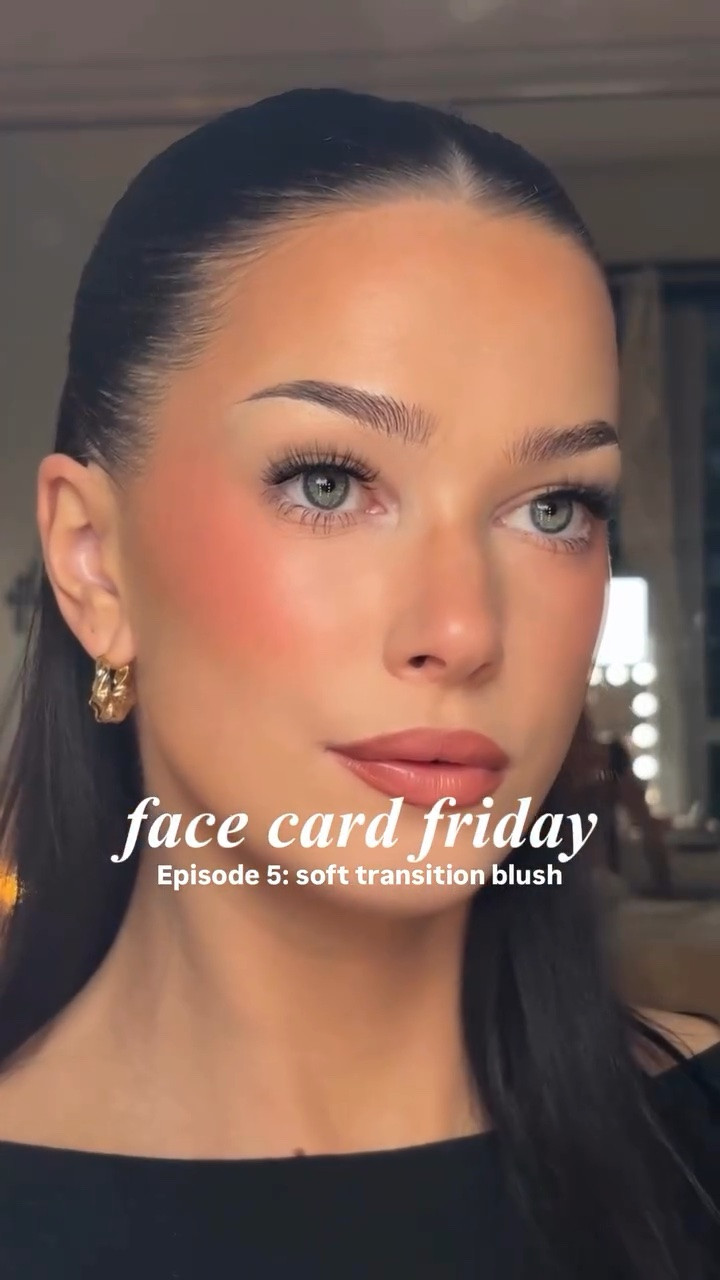 Face Card Fridays: soft transition blush 💖
Grab a fun drink & let’s do our makeup together! This is your face card tutorial 🤏🏻 
Why does your blush never look like the girls online… it’s usually not the blush itself but their application technique! (I’ve BEEN saying this 👀) There’s a new “transition blush” launching and everyone is talking about it from Patrick Ta, I promise you do NOT need it to get that soft diffused blush look.

A lot of those blush looks you see online are built in layers… not just one dot on the cheeks! You can recreate this look with ANY cream blush and concealer you have in your makeup bag! 

Today’s face card details: 
✨ @saiebeauty dew blush: rosy  
✨ @kosas revealer concealer 1.5C 
To get a baby pink blush under eye, also pair with their PINK colour corrector  
✨ @kosas cloud set translucent powder & @onesize ultimate blurring setting powder- ultra pink 
✨ @maccosmeticscanada skinfinish colourstruck blush- Melba  
🍹 drinking: @cottagesprings Wild cherry vodka soda 

Same time next Friday 🤍

#facecard #transitionblush #blushtutorial #blushmakeup 
#creamblush 

blush layering technique, how to make blush look diffused and lifted, cream blush and powder blush routine, how to get the influencer blush look, soft glam blush placement tutorial, makeup tips for natural flushed cheeks, how to layer blush for long lasting makeup, under eye transition blush