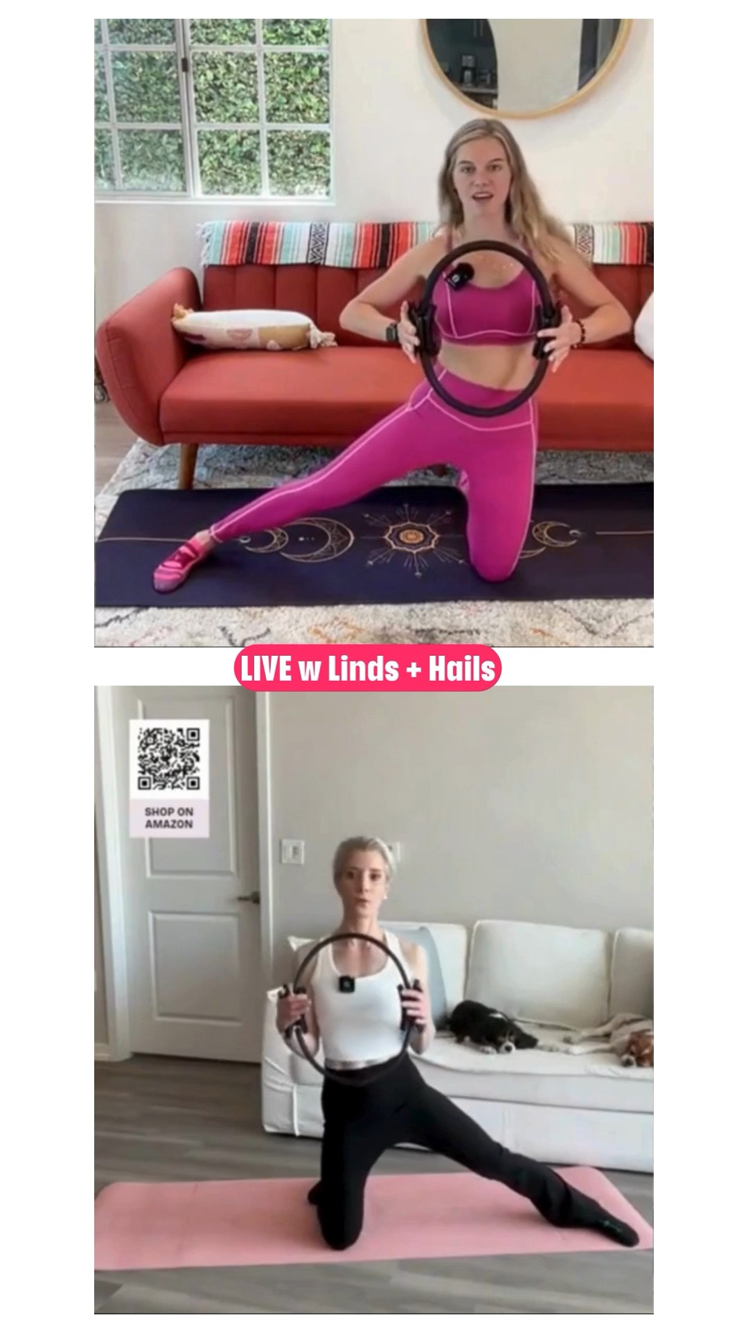 Fashion for summer with workouts on the mat ! Joined by my favorite Pilates instructor and bff Lindsay Bushman! 

#LTKActive #LTKFindsUnder100 #LTKStyleTip