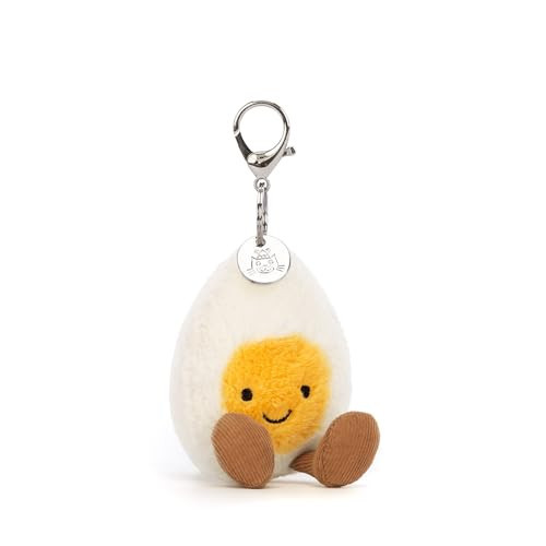 Jellycat Amuseables Happy Boiled Egg Bag Charm, 4 inches - Food and Drink Plush Keychain - Great Gift Idea | Amazon (US)