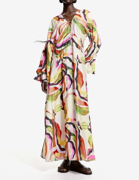 Colorful patterned maxi dress 

#LTKfindsunder100 #LTKSeasonal #LTKstyletip
