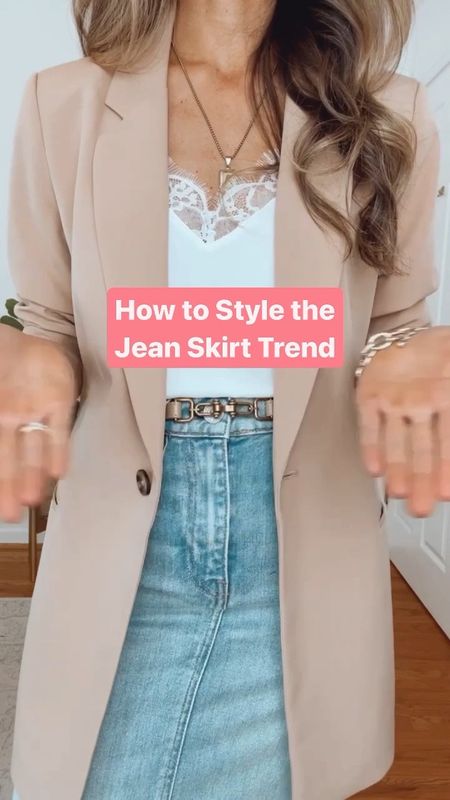 Maxi Jean Skirt Trend | Summer Outfit 

#LTKunder50 #LTKstyletip #LTKsalealert