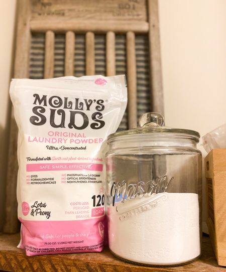 I switched from the toxic store-bought laundry detergent about a year and a half ago. I’ve been using this Molly Suds and haven’t looked back since! It smells amazing!! 

#LTKhome