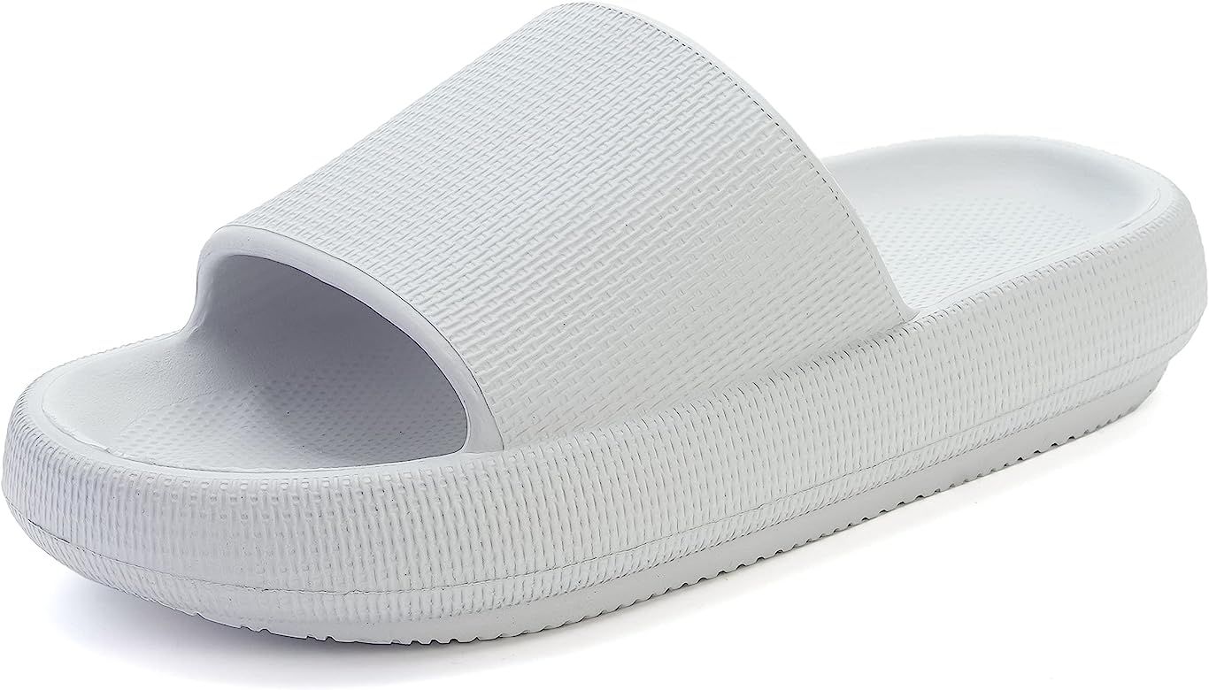 BRONAX Cloud Slides for Women and Men | Shower Slippers Bathroom Sandals | Extremely Comfy | Non-Sli | Amazon (US)