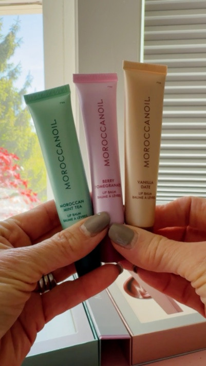 An easy teacher appreciation gift. Moroccanoil Lip Balm Trio
features three flavors of hydrating argan butter lip balms: Vanilla Date, Mint Tea, Berry Pomegranate. 

Give as a set or break up into individual gifts.

Teacher gifts, beauty gifts, affordable gifts for her, gift sets

#ltkunder50 #ltkfinds #ltkgiftguide

#LTKselfcare #LTKBeauty