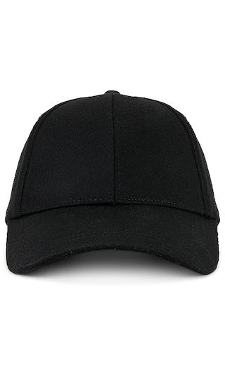 Cashmere Baseball Cap in Black | Revolve Clothing (Global)