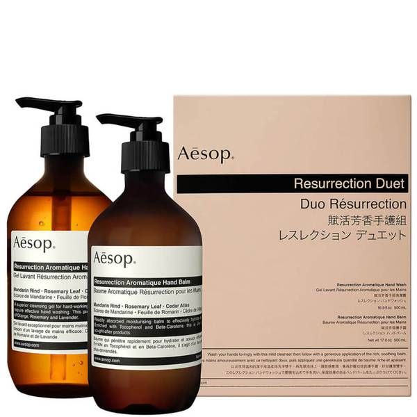 Aesop Resurrection Hand Cleanser and Balm Duet (Worth $142) | Skinstore