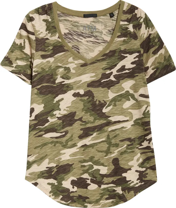 ATM Anthony Thomas Melillo Camo Print Slub Cotton Jersey T-Shirt | Nordstrom | Nordstrom