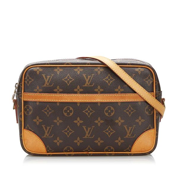 Brown Louis Vuitton Monogram Trocadero 27 Crossbody Bag | Designer Revival