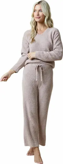 Solid Marshmallow V-Neck Lounge Set | Nordstrom