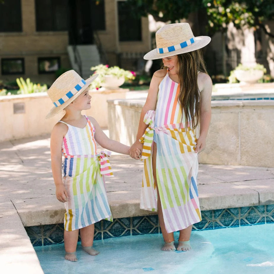 Rainbow Stripe Kids Sarong | Sunshine Tienda