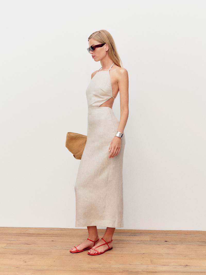 Trista Linen Dress | Reformation (Global)