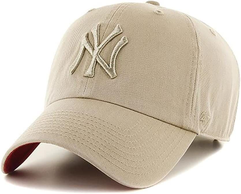 '47 New York Yankees MLB Clean Up Khaki Adjustable Cap | Amazon (US)