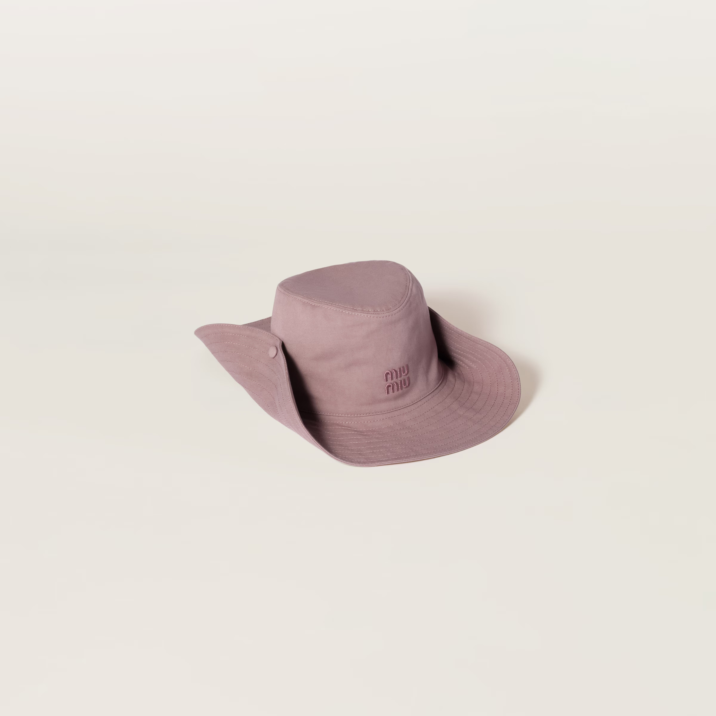 Chapeau de cowboy en gabardine | Miu Miu INT