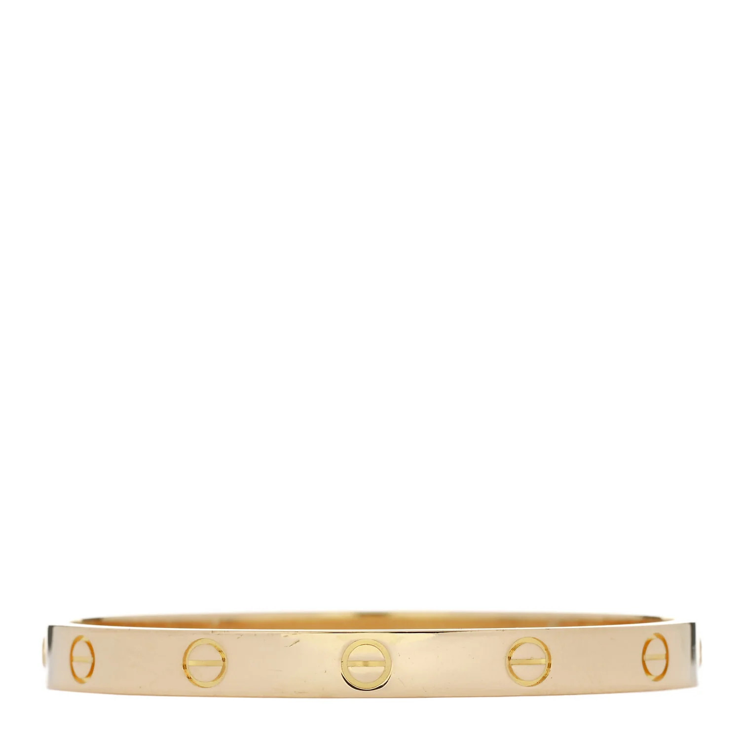 Cartier 18K Yellow Gold LOVE Bracelet 17 | FASHIONPHILE (US)