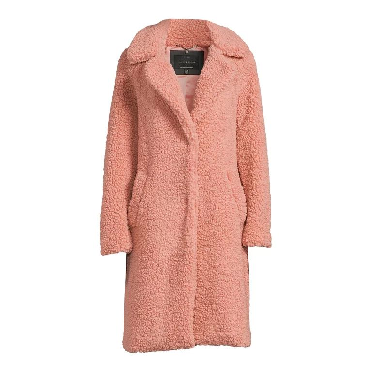 Lucky Brand Women's Faux Sherpa Coat | Walmart (US)