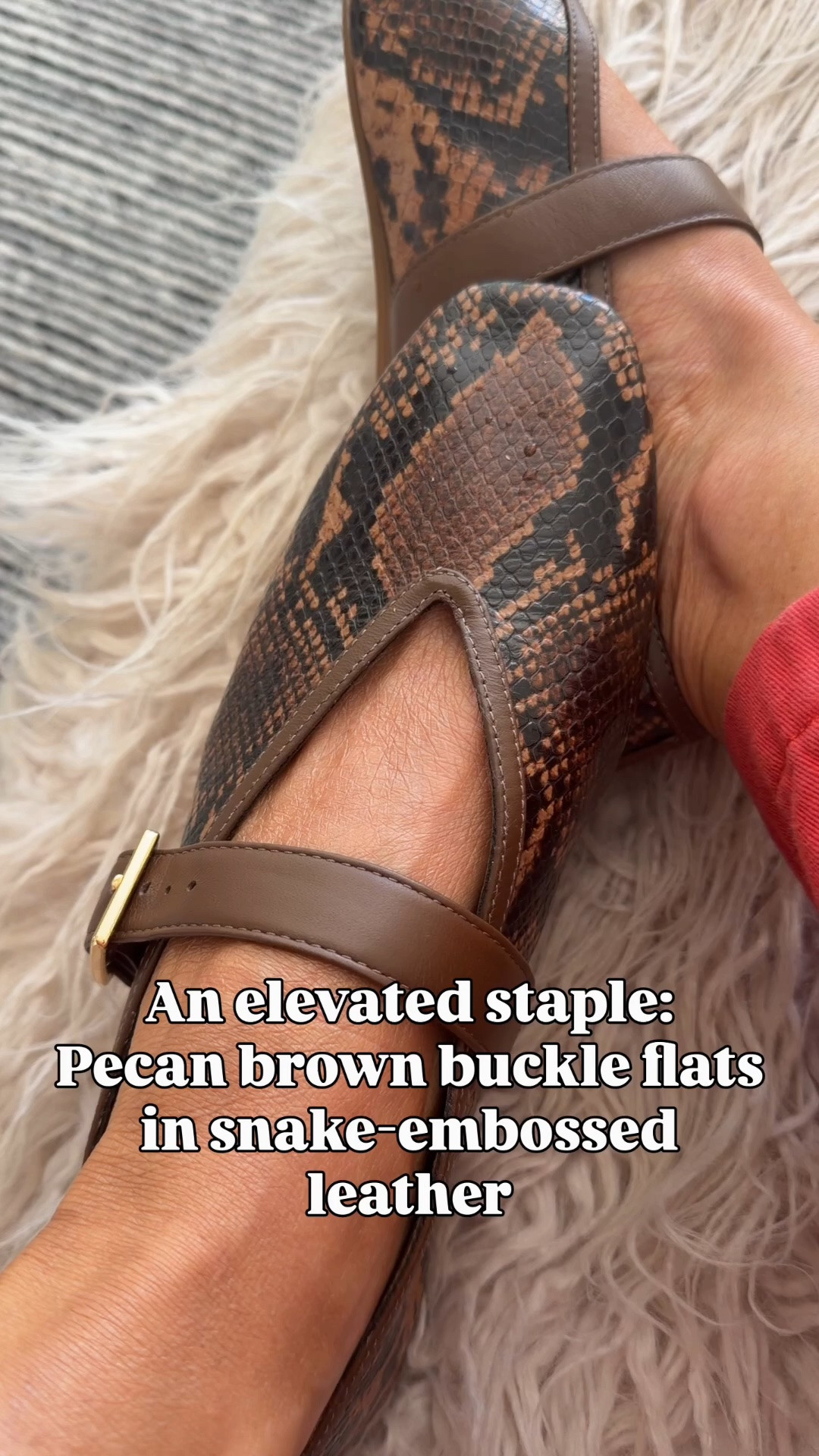Snake embossed Mary Jane flats
I’m between a 7.5 and an 8 and sized up to an 8

#LTKOver40