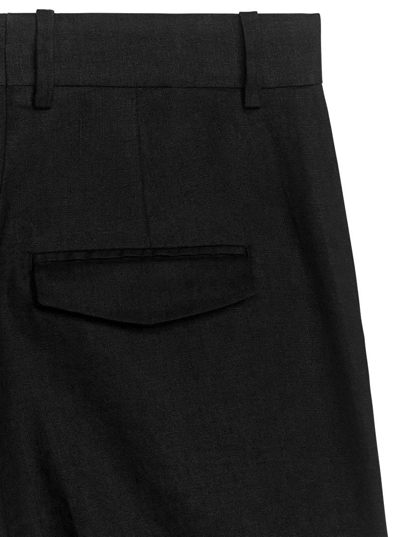 High Waist Linen Shorts | ARKET (US&UK)