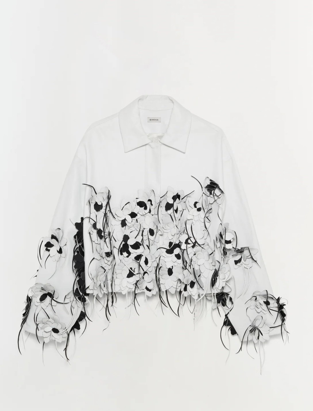 If you’re looking to splurge, this vegan leather jacket from simkhai is so worth it! 
.
.
.
.
.
Floral detail spring fashion wearable art design luxury 

#LTKmodest #LTKspring #LTKstyletip