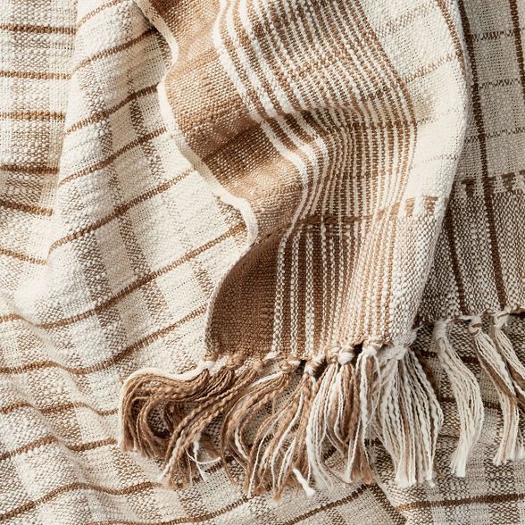 Woven Cotton Plaid Throw Blanket - Threshold™ designed with Studio McGee | Target