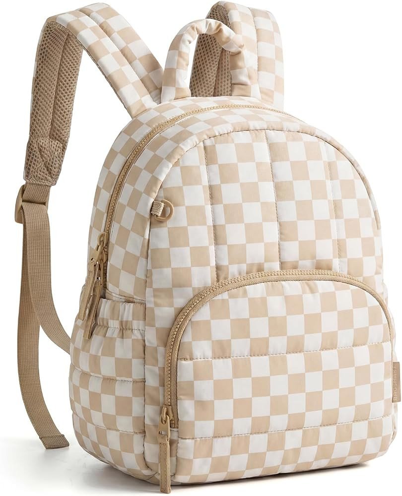 BAGSMART Mini Backpack for Women, Lightweight Puffer Backpack Purse, Quilted Casual Daypack, Water-Resistant Bookbag | Amazon (US)
