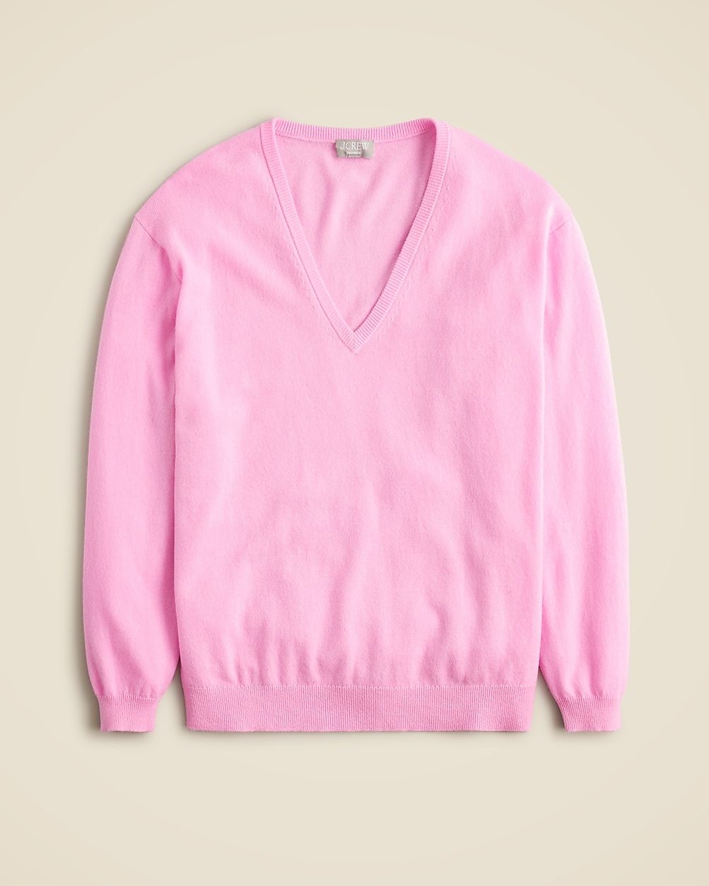 Cashmere relaxed V-neck sweater | J. Crew US