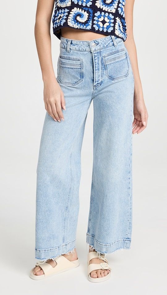 Harper Ankle Patch Pockets Jeans | Shopbop