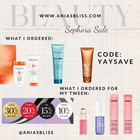Sephora Sale! Today VIBs save 15%! Here are some things I ordered for myself and my tween💕

#LTKbeauty #LTKxSephora #LTKsalealert