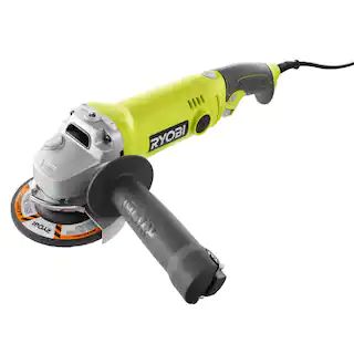 RYOBI 7.5 Amp 4.5 in. Corded Angle Grinder AG454 - The Home Depot | The Home Depot