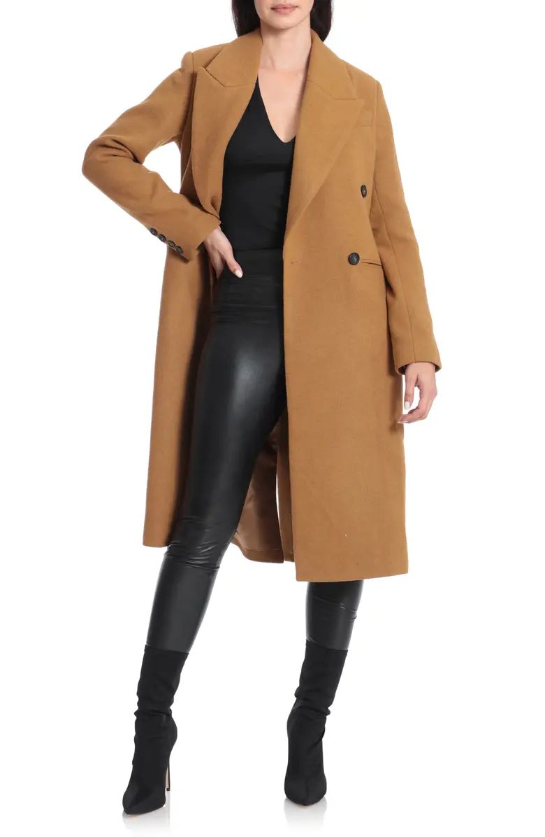 Avec Les Filles Tailored Double Breasted Coat | Nordstrom | Nordstrom