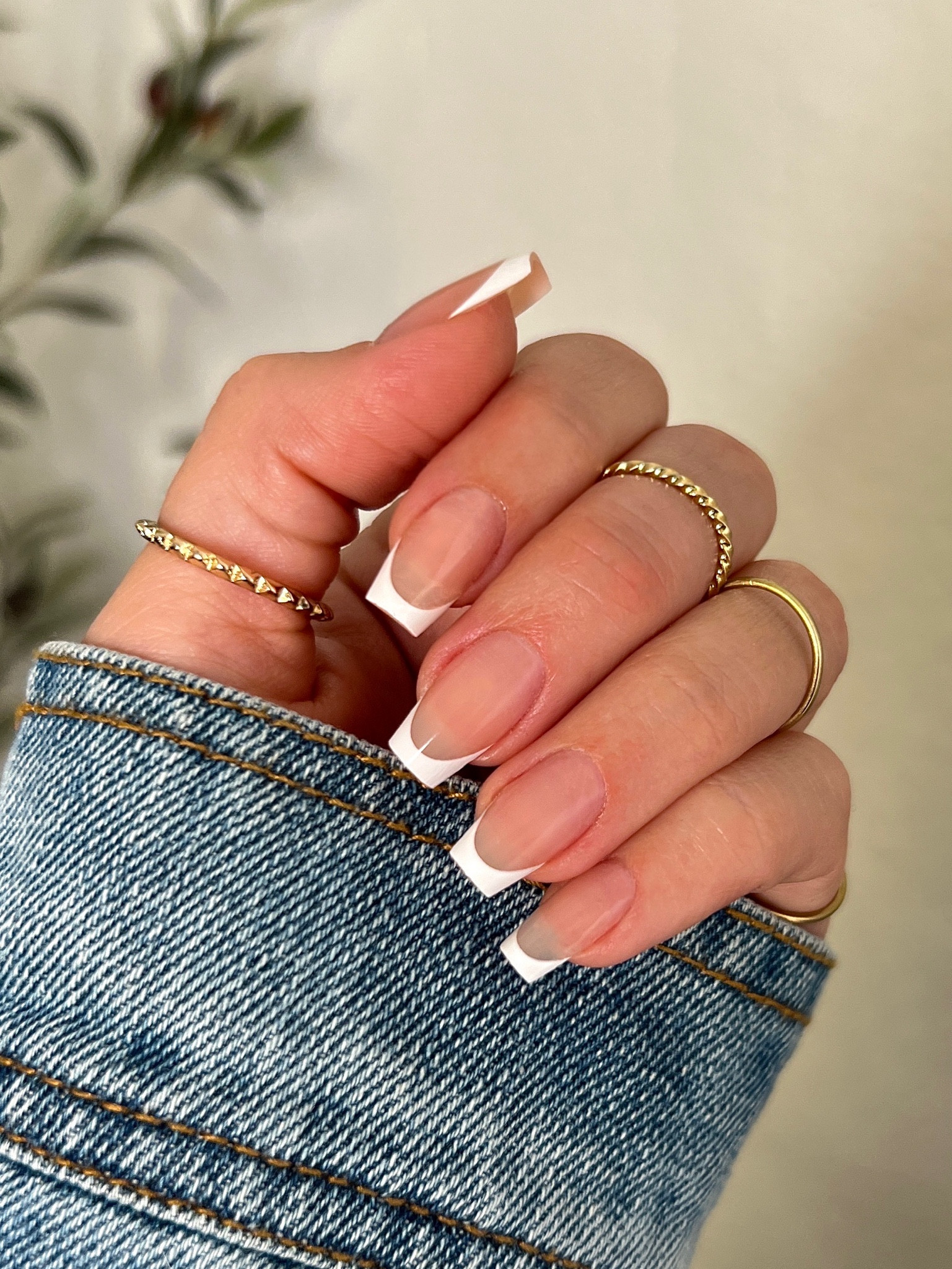 Easy & fast French tip nails! #nails #diy #frenchtip

#LTKFind #LTKbeauty #LTKstyletip