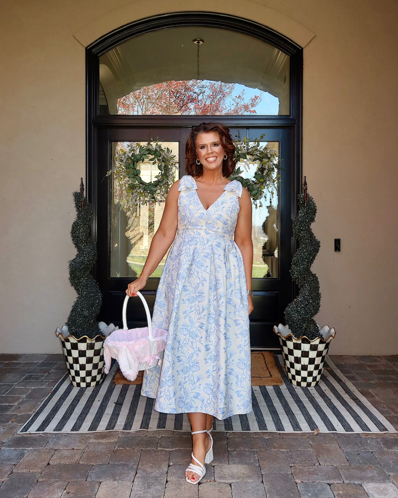 Blue and white Easter dress! 🩵 

#LTKSeasonal #LTKootd #LTKgrwm