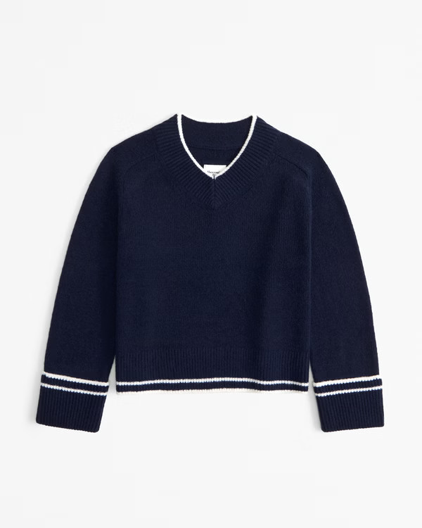 Women's Easy V-Neck Sweater | Women's New Arrivals | Abercrombie.com | Abercrombie & Fitch (US)