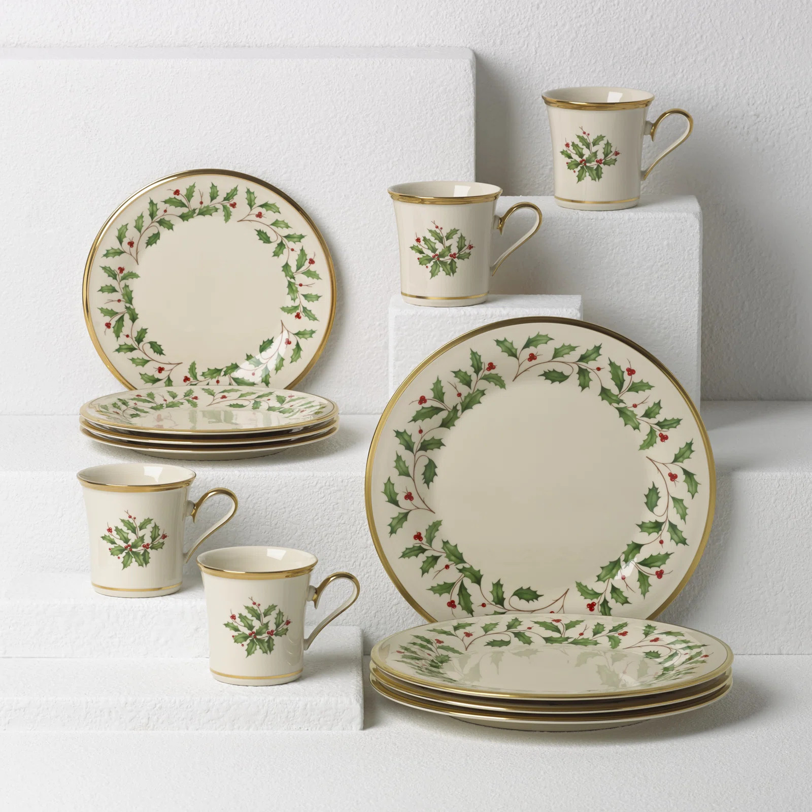 Lenox Holiday 12-Piece Plate & Mug Set | Wayfair North America