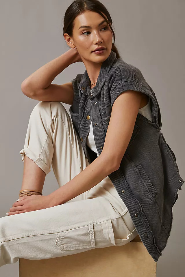 Pilcro Belted Vest | Anthropologie (US)