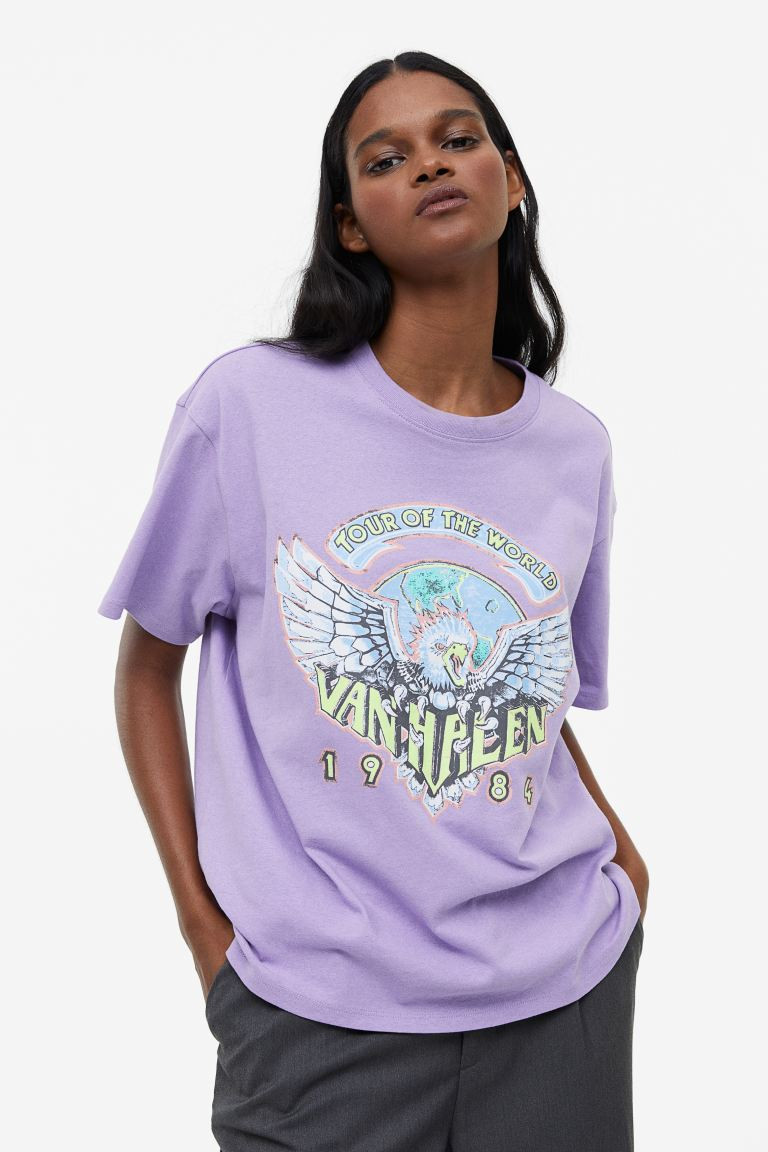 Oversized Printed T-shirt | H&M (US + CA)