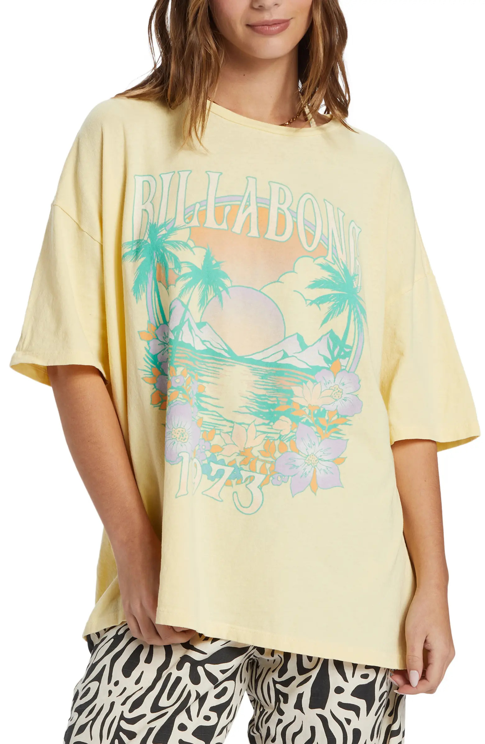 Billabong 'Billabong Summer Side Collection Island Holiday Oversize Cotton Graphic T-Shirt | Nord... | Nordstrom